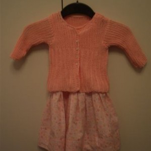 Kleid abricot