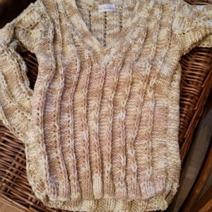 Pulli beige meliert NEU