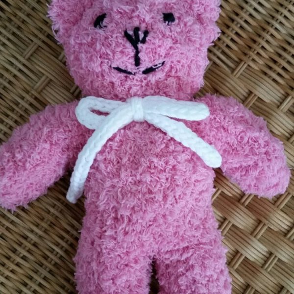 Plüschteddy pink klein